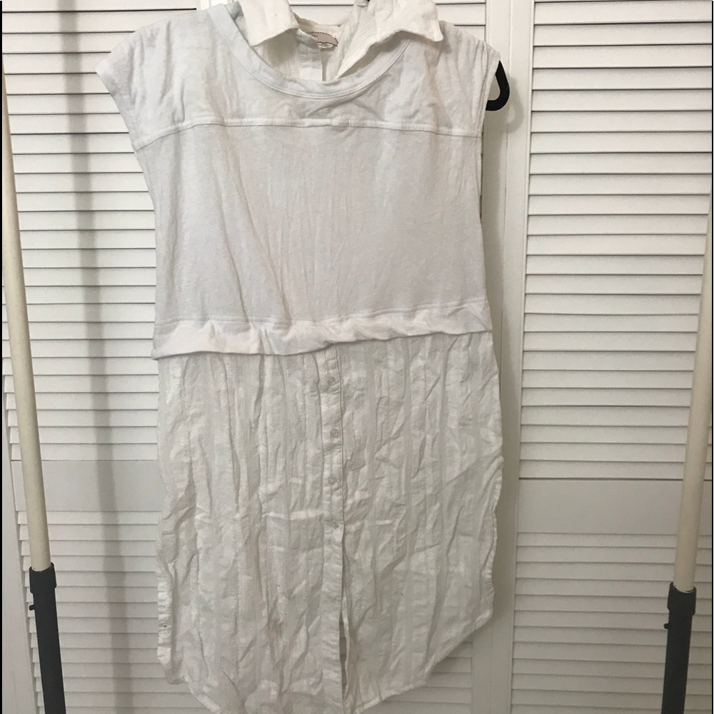 Casual white Anthropologie top